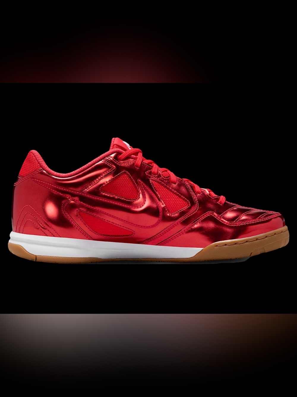 Nike Gato LV8 Red Crimson Gum Bottom Lace Up Sneakers IB3566-600 Men's Size 10.5